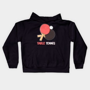 Table Tennis Kids Hoodie